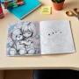 6007 Книжка за оцветяване с лепенки Hug time Coloring, снимка 5
