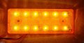 Диодни LED ЛЕД габарити за камион с 12 диода , ОРАНЖЕВИ , 12-24V , снимка 1 - Аксесоари и консумативи - 35401484