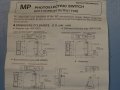 рефлекторен фотодатчик Matsushita Electric MP R500P-AC/DC photo switch 100-240V, снимка 8