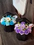 Тематични букети със сапунени цветя от пластичен сапун за абитуриенски бал и дипломиране, снимка 4
