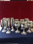 Среърни чаши и кана сребро 800 проба,сребърна чаша,сребърна кана,сребърни прибори., снимка 1