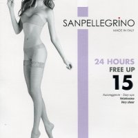 Силиконови чорапи SANPELLEGRINO FREE UP 15 DEN, снимка 1 - Дамски чорапи - 40737095