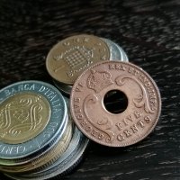 Монета - Източна Африка - 5 цента | 1941г., снимка 3 - Нумизматика и бонистика - 33035244