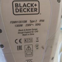 Парочистачка Black & Decker FSMH1351SM, 9 in 1, 1300W, 0.5 л, SteaMitt, 2 приставки, снимка 6 - Парочистачки и Водоструйки - 38331273