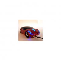 Мишка под формата на кола ферари - Синя и червена, снимка 4 - Клавиатури и мишки - 39004364