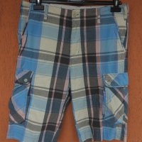 AUTHENTIC нови мъжки карирани къси панталони шорти (М) W34, снимка 1 - Къси панталони - 40523568
