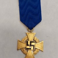 Орден-Златен,първи клас за 40 години отлична служба WW2, снимка 3 - Колекции - 37827627