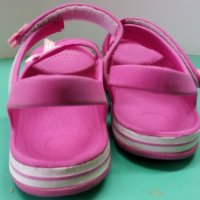 Детски розови сандали - чехли с велкро лепенки №30/31, снимка 7 - Детски сандали и чехли - 27620276