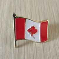 Значка - флаг Канада, снимка 3 - Други ценни предмети - 27059596