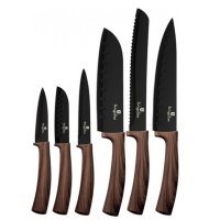 Комплект 6 кухненски ножа BerlingerHaus, в подаръчна кутия *Нов*, снимка 2 - Прибори за хранене, готвене и сервиране - 43324105