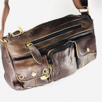 Луксозна Мъжка чанта Телешка кожа Арт Vinatge Lux Bag Топ ЦЕНА !, снимка 3 - Чанти - 26344778