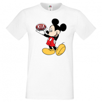Мъжка тениска Mickey Mouse KIA Подарък,Изненада,Рожден ден, снимка 9 - Тениски - 36577372