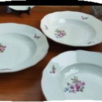 Стар български порцелан чинии , снимка 6 - Антикварни и старинни предмети - 36912250