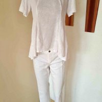 Бяла блуза Fetish / фетиш, снимка 4 - Тениски - 21533945