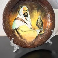 Чиния релефна Бахрейн порцелан керамика картина фигура статуетка, снимка 2 - Картини - 40733604