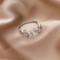 Сребърен пръстен с камъни , снимка 3 - Пръстени - 38763343