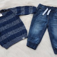 Детски пуловер H&M 6-9 месеца, снимка 8 - Бебешки блузки - 34677105