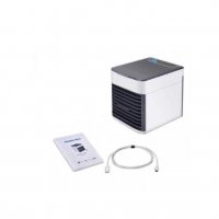Мини климатик, Персонален въздушен охладител, USB, 3 в 1, с Led диодно осветление, снимка 2 - Климатици - 32858660