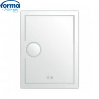 Интерактивно огледало за баня Forma Vita с LED осветление 80x60 см, снимка 1 - Огледала - 27488990
