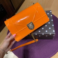 Нова силиконова оранжева чанта Zara , снимка 1 - Чанти - 33466871