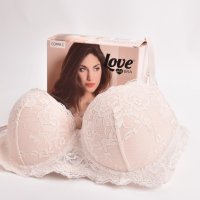 Love and bra 70C,75C,80C,85C,90C италиански черен,праскова сутиен без подплънки сутиени с дантела , снимка 3 - Бельо - 17701621