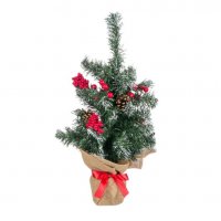 Коледна декоративна елха, 50см, снимка 1 - Декорация за дома - 34736872