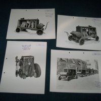 4 стари фотографии на компресор "VENDER" от 1941г. , снимка 1 - Други ценни предмети - 26345365