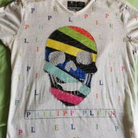 Мъжка тениска philipp plein , снимка 3 - Тениски - 27471249