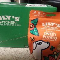 Lily's Kitchen Натурални лакомства за кучета със сладък картоф и джакфрут(8 x 70 g), снимка 7 - За кучета - 43961211