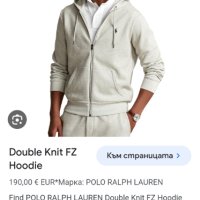 POLO Ralph Lauren Double Knit Performance Full Zip Mens Size XS НОВО! ОРИГИНАЛ! Мъжки Суичер!, снимка 2 - Спортни дрехи, екипи - 43643065