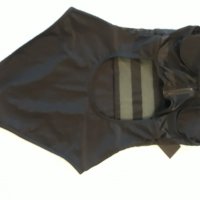 Ефектен цял бански черен с прозрачен сегмент и цип, снимка 12 - Бански костюми - 37249418