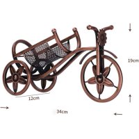 Метална поставка за вино Колело, снимка 4 - Декорация за дома - 44093998