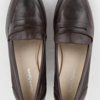 Дамски кожени обувки в тъмнокафяво марка Amparo Infantes, снимка 2 - Дамски обувки на ток - 33471967