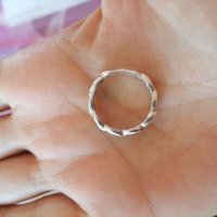 Нежен и елегантен сребърен пръстен - модел R023A, снимка 2 - Пръстени - 43877040
