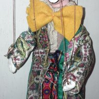 Марионетка Шмидер- Клоун от истинско дърво, ръчна изработка 3, снимка 2 - Антикварни и старинни предмети - 43820834