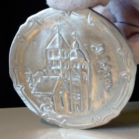 Чиния за хапки,подложка от калай с St. Johann . , снимка 2 - Антикварни и старинни предмети - 32573939
