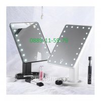 Огледало за гримиране с LED светлини / осветление, снимка 3 - Козметика за лице - 28794818