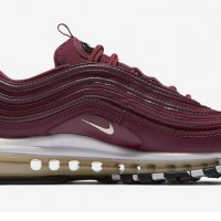 оригинални  маратонки  Nike  Air Max 97 Premium  Bordeaux  номер 39 , снимка 9 - Маратонки - 37449735