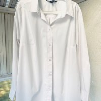Голяма бяла риза ULLA POPKEN , снимка 11 - Ризи - 38250326