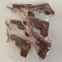 4446 Силиконова форма за шоколад и лед Пистолет, снимка 7 - Форми - 44115369