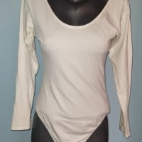 Еластично боди от памук и ликра , снимка 2 - Блузи с дълъг ръкав и пуловери - 28343084