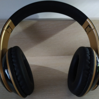 Слушалки 6S Wireless Bluetooth, черно/златисто, снимка 3 - Bluetooth слушалки - 44911120