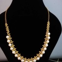 Колие и гривна от изкуствени перли. , снимка 11 - Колиета, медальони, синджири - 28331638