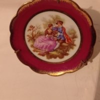 Порцеланова чинийка "Лимож", снимка 1 - Декорация за дома - 43156704