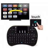 Безжична Мини клавиатура с тъчпад OEM Светеща Wireless WIFI  keyboard Li-ion Battery, снимка 5 - Клавиатури и мишки - 33343527