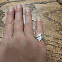 Сребърен пръстен (51), снимка 2 - Пръстени - 38429531