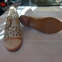 Дамски обувки с нисък ток No 38 естествена кожа, снимка 4 - Дамски обувки на ток - 43087548