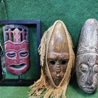 Африкански маски , снимка 2 - Антикварни и старинни предмети - 39908817
