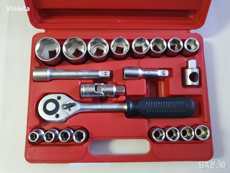 Комплект с инструменти 1/2, съдържа 21 части., снимка 1