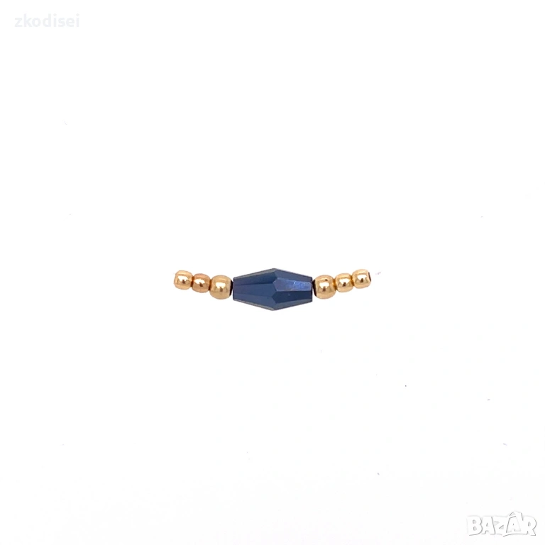 Златно колие чокър с корда 0,91гр. 37,0см. 14кр. проба:585 модел:36382-3, снимка 1